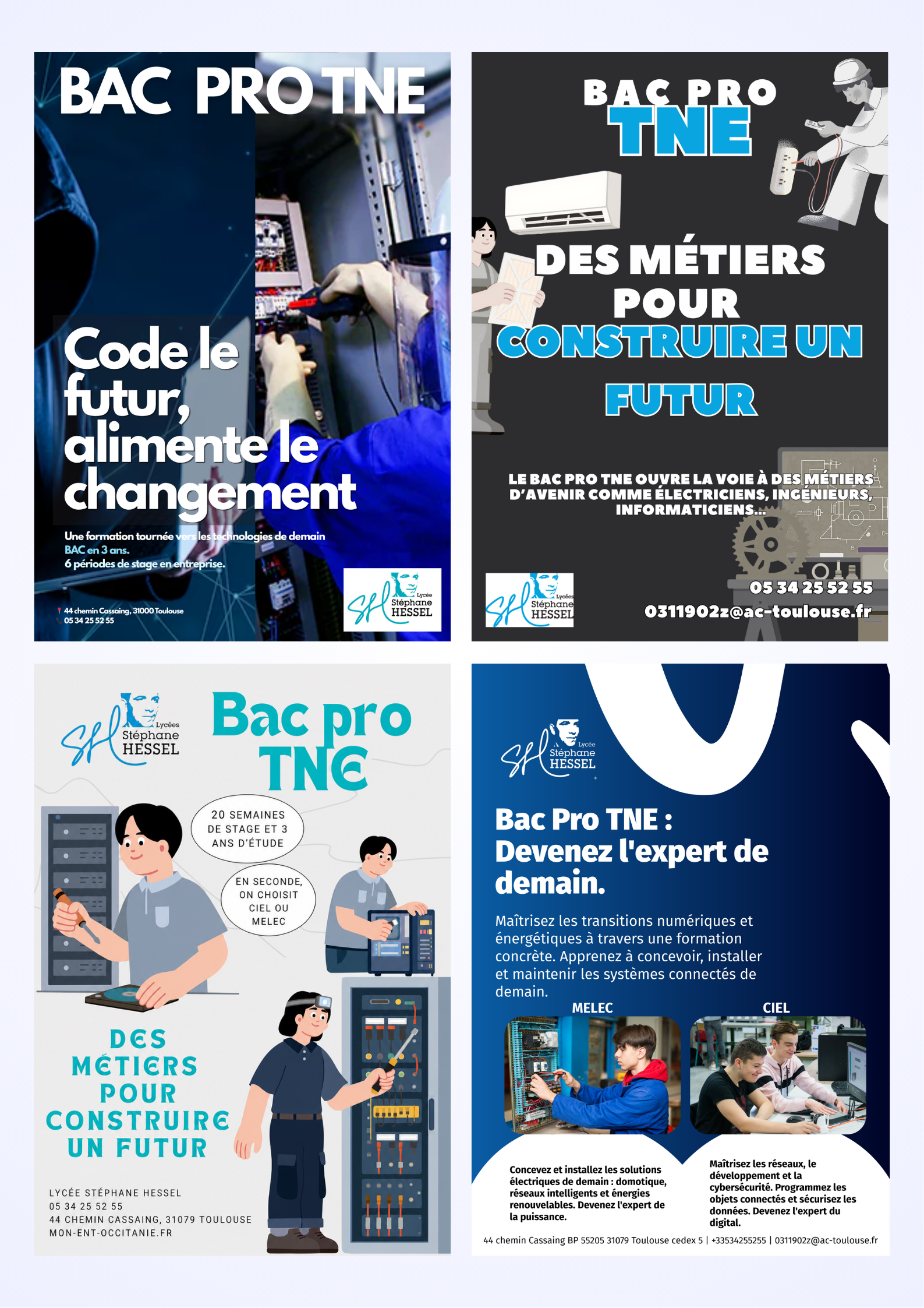 Affiches formation TNE Seconde